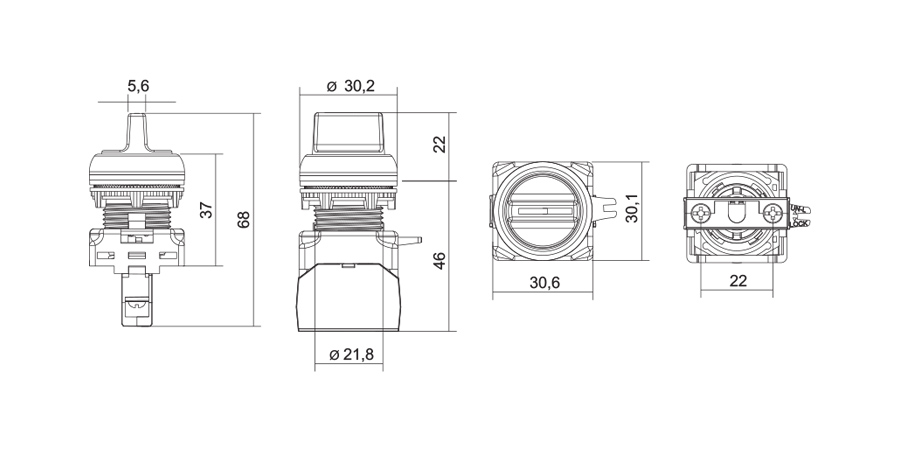 Selector Actuator Drawings